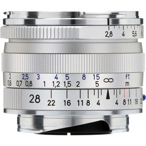 Zeiss Ikon 28mm 2.8 Biogon Lens Silver: Picture 1 regular