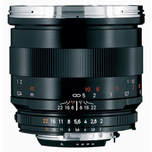 Zeiss 50mm f/2.0 Makro Planar ZF Manual Focus Macro Lens for the Nikon F (AI-S) Bayonet SLR System. 
