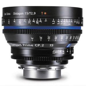  Zeiss Compact Prime CP.2 15mm f/2.9 T* (Feet) Lens with MFT (Micro Four Thirds) Mount 