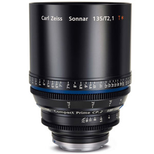  Zeiss Compact Prime CP.2 135mm f/2.1 T* (Metric) PL Bayonet Mount Lens 