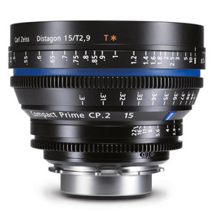  Zeiss Compact Prime CP.2 15mm f/2.9 T* (Metric) Sony E Mount Lens 