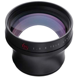  16x9 1.5x Professional HD Tele Converter Auxiliary Lens for the 72mm Sony HVRZ1U, Panasonic DVX100B, & Canon XL-H1, XHA1, XHG1 & XL2 Video Cameras. 