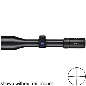  Zeiss 2.5-10x50mm T* Victory Varipoint Series Riflescope, Matte Black Finish with Illuminated # 60 Reticle, Hunting Turrets & Railmount, 30mm Tube 