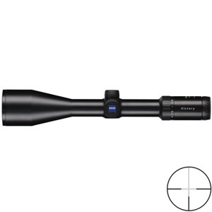  Zeiss 3-12x56mm T* Victory Varipoint Series Riflescope, Matte Black Finish with Illuminated # 60 Reticle & Hunting Turrets, 30mm Tube 