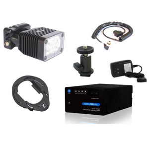  Zylight Z90 DV Light Kit, with Z90 LED Light, Battery & Charger and Mounting Accessories 