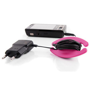 Bobino Cable Buddy Cord Wrap Cell Phone/MP3 Player Ear Buds Small Pink #HH40-FS: Picture 1 regular