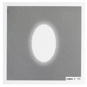  Cokin Z-Pro Series White Diffuser Filter with Clear Oval Center Spot - 4x4"/100x100mm 