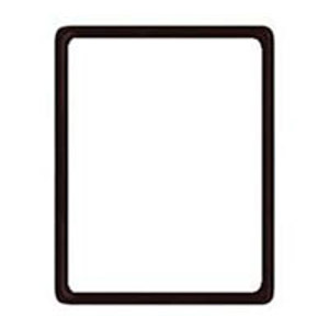 Dennis Daniels 5x7in Rounded Corner Frame, Ebony B: Picture 1 regular