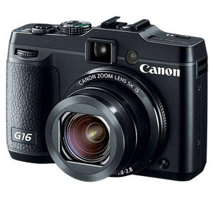 Canon PowerShot G16 Compact Digital Camera Bundle