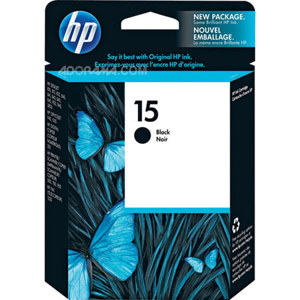 HP #15 Black Ink Cartridge for the 310 Digital Copier, Printer/Scanner/Copier ( PSC Series ) 500, 700 & 900 and OfficeJet V Series 