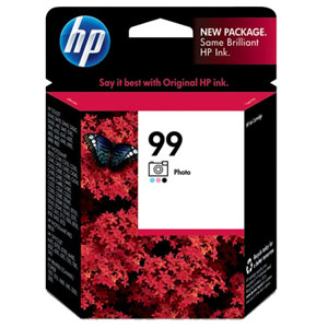  HP #99 Color Ink Cartridge for many OfficJet printers and the Photosmart 8150, 8450, Deskjet 5740, 6540, 6840 & PSC 2350, 2610, 2710, OJ6210 Inkjet Printers, 13ml. 