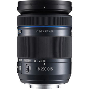  Samsung 18-200mm f/3.5-6.3 OIS ED Long Zoom Lens for NX Series Digital Cameras 
