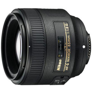  Nikon 85mm f/1.8G AF-S FX Nikkor Lens - Grey Market 