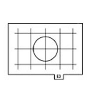 Nikon E3 Focusing Screen for FM3A - Matte with Grid: Picture 1 regular