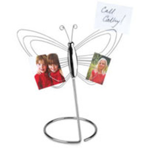 Umbra Winglet Desktop Memo/Photo Holder, Chrome Color: Picture 1 regular