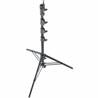 Avenger High Alu-Combo 13' Lightstand with Lazy Leg & 5/8" Mounting Stud, Black Aluminum.