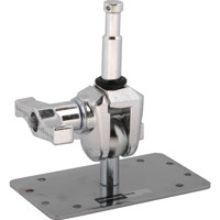 Avenger 3" Chrome Baby Wall Mounting Plate with a 5/8" Spigot that Swivals 360� x 180�.