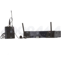 AKG Acoustics WMS40 FLEXX/40A PRESENTER Diversity System with Bodypack Transmitter & CK-55 Cardiod Lavalier, Frequency 40/A (TV Channel 45)