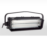 Arri Studio Cool 2, Two Tube Fluorescent Light Unit, Non-Dimming, Stand Model, 110 Watt, 120 Volts AC.