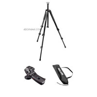 Manfrotto (Distributed by Bogen) 055XB Black Tripod Kit with 322RC2 Grip Action Ball Quick Release Head & Tripod Case