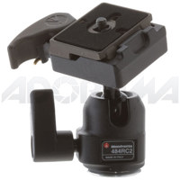Bogen - Manfrotto Mini Ball Head with RC2 Rapid Connect Quick Release System - Supports 8.8 lbs