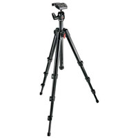 Bogen - Manfrotto 725B Digi-Tripod with Ball Head & Case - Black Finish - Support 7.7 lbs