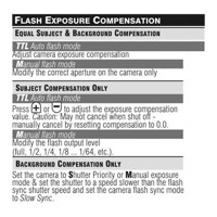 PhotoBert Photo CheatSheet for Nikon SB 800 Speedlight