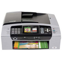 Brother MFC-490CW All-in-One Color Inkjet Multi-Function Center with Fax, PC Fax, Print, Copy & Scan, Wireless Network