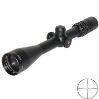 Bushnell 6 - 24 x 40mm Elite 4200 Series Riflescope, Matte Black Finish with Mil Dot Reticle & Semi Target Turrets, Side Parallax Focus