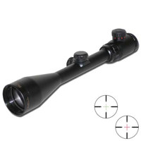 Bushnell 3 - 9 x 50mm Banner Dusk & Dawn Series Riflescope, Matte Black Finish with Red & Green Illuminated Crosshairs Reticle.