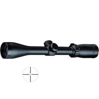 Bushnell 3 - 9 x 40mm Sportsman Series Riflescope for Centerfire Rifles, Matte Black Finish with 3-2-1 Low Light Reticle.