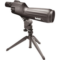 Bushnell Spacemaster 60mm Straight View Spotting Scope LER Zoom Kit with 20-45x Zoom Eyepiece, Table Top Tripod and Backpack Carry Case