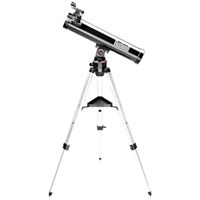 Bushnell Voyager Sky Tour 76mm Reflector Telescope, with LED Red Dot Finderscope, Illuminated Smart Mount, Talking Handset, 3 Eyepieces & Barlow