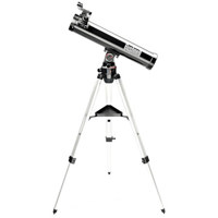 Bushnell Voyager Sky Tour 114mm Reflector Telescope, with LED Red Dot Finderscope, Illuminated Smart Mount, Talking Handset, 3 Eyepieces & Barlow