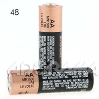 Duracell AA Battery, 1.5 volt Alkaline, Pack of 24