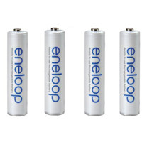 Sanyo Eneloop AAA Rechargeable NiMH (800 mAh) Batteries (4 Pack)