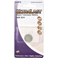 UltraLast 3v Lithium Replacement Battery for CR1216, DL1216B, ECR1216BP & 5034LC Batteries
