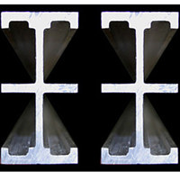 Bowens Pair of 10'(3 Meter) Hi Glide Support Rails with End Stops, for Hi Glide Rail System