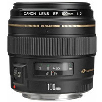 Canon EF 100mm f/2 USM Telephoto AutoFocus Lens - Refurbished