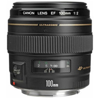 Canon EF 100mm f/2 USM Medium Telephoto AutoFocus Lens - USA
