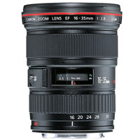 Canon EF 16-35mm f/2.8L USM Ultra Wide Angle Zoom Lens with Soft Case & Hood - USA