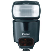Canon Speedlite 430EX TTL-Shoe Mount Flash with Case, Guide Number 141, Feet, at ISO 100, Grey Market.