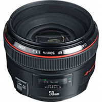 Canon EF 50mm f/1.2 L USM Ultra-Fast Standard AutoFocus Lens, USA