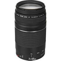 Canon EF 75-300mm f/4.0-5.6 III Autofocus Telephoto Zoom Lens - USA
