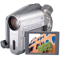 Canon DC 10 Slim DVD Camcorder with -R/-RW Format, 1.3MP CCD, 10x Optical Zoom - Refurbished