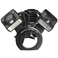 Canon MT-24EX, Macro Twin Lite Flash Unit with E-TTL, Guide Number of 78, feet, @ ISO 100.