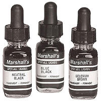 Marshall Spot All Black & White Print Retouching Dye Kit, Three 1/2oz. Bottles, 1 Each of #1, #2, #3.