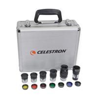 Celestron Accessory Kit with 5 - 1.25" Plossls, 1.25" 2x Barlow & 1.25" Filter Set.