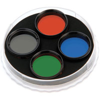 Celestron Filter Set #3 (1.25"), Light Red #23A, Blue #38A, Green #58, ND-50% T., 0.3 Density #96.