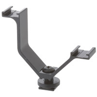 Cool-lux Light & Sound Bracket, Camcorder Dual Mount Bracket for Video Lights & Microphones